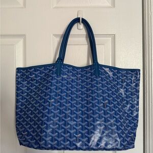 Goyard Saint Louis PM Tote Sky Blue